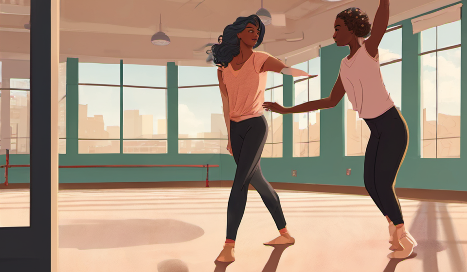 Sarah Jane Nader’s Hand‑Holding Moment With Hailey Bills Steals the Show — AI-generated editorial illustration