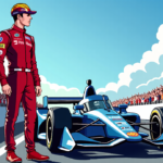 Mick Schumacher Joins Meyer Shank for 2027 IndyCar Season — AI-generated editorial illustration