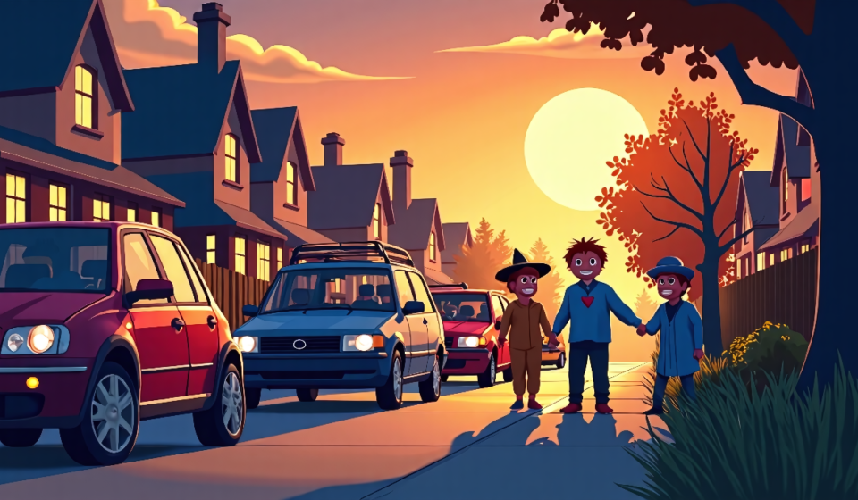 Huntsville Community Gathers to Celebrate Boy’s Trick‑or‑Treat Birthday — AI-generated editorial illustration