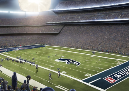 Bettors Skeptical of Seahawks and Patriots in Super Bowl Futures — AI-generated editorial illustration