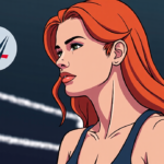 Becky Lynch Reflects on Nia Jax’s 2018 Punch as Career‑Turning Moment — AI-generated editorial illustration