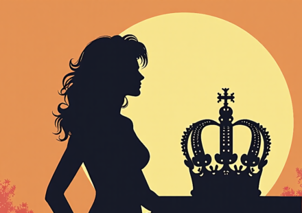 Jessica Simpson Declares Dolly Parton’s Crown Unreplaceable — AI-generated editorial illustration