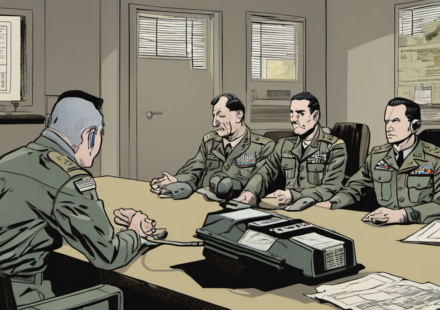 Top U.S. Military Leaders Undergo Polygraph Tests Amid Weapon Leak Probe — AI-generated editorial illustration