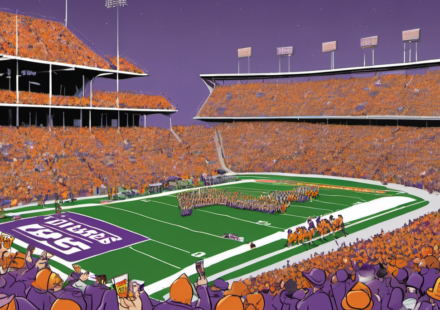 Week 1 College Football Betting Guide: Clemson vs. LSU, Louisville vs. Ole Miss — AI-generated editorial illustration