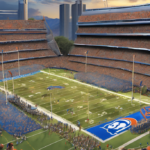 Boise State’s Group of Six Faces New Challenges in 2024 — AI-generated editorial illustration