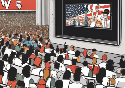 AEW Dynamite Hits 796k Viewers After All In London – Highest Since 2024 — AI-generated editorial illustration