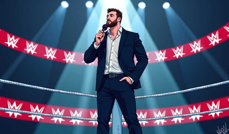 Baron Corbin Declares He Never Asked WWE to Return — AI-generated editorial illustration