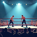 Inside the Ring: How Pro Wrestling Stars Master Match Psychology — AI-generated editorial illustration