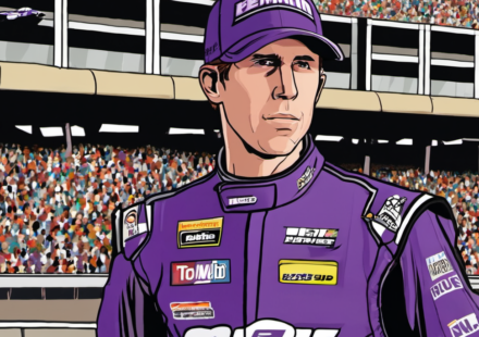 Denny Hamlin Says He’s Ready to Win the Chase – It Could Be the Year — AI-generated editorial illustration