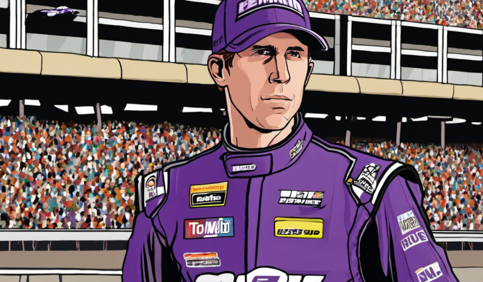 Denny Hamlin Says He’s Ready to Win the Chase – It Could Be the Year — AI-generated editorial illustration