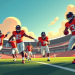 Miami’s Dominant 45‑6 Win: Mensah Debut & Toney’s Record — AI-generated editorial illustration