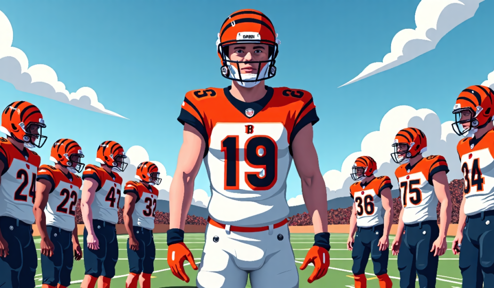 Joe Burrow Says 2026 Bengals Are ‘Different’ From Past Seasons — AI-generated editorial illustration