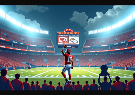 AFC West Showdown: Mahomes vs. Nix – Who Wins the Division? — AI-generated editorial illustration