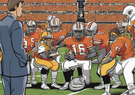 Eagles’ Offense on the Verge? Fernando Mendoza’s Rise Amid Camp Concerns — AI-generated editorial illustration