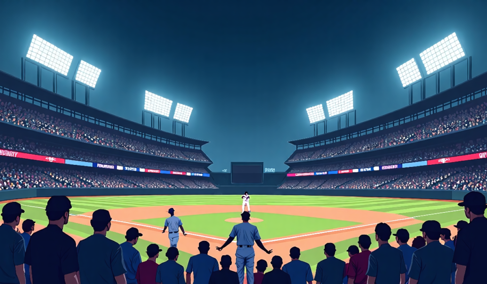 Phillies Extend Winning Streak With 6‑Run 9th, Cubs Get Revenge — AI-generated editorial illustration