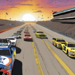 Daytona’s Final Chase Showdown: Preece, Keselowski Fight for Playoff Spots — AI-generated editorial illustration
