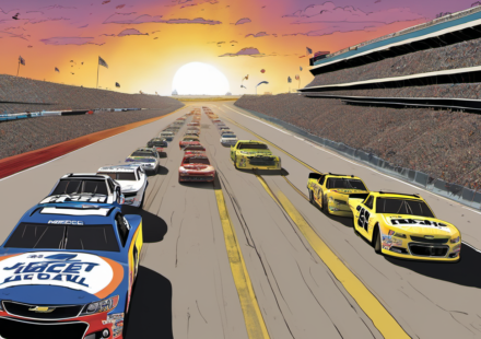 Daytona’s Final Chase Showdown: Preece, Keselowski Fight for Playoff Spots — AI-generated editorial illustration