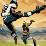 Mendoza Learns from Struggles in Raiders’ Preseason Clash with Texans — AI-generated editorial illustration