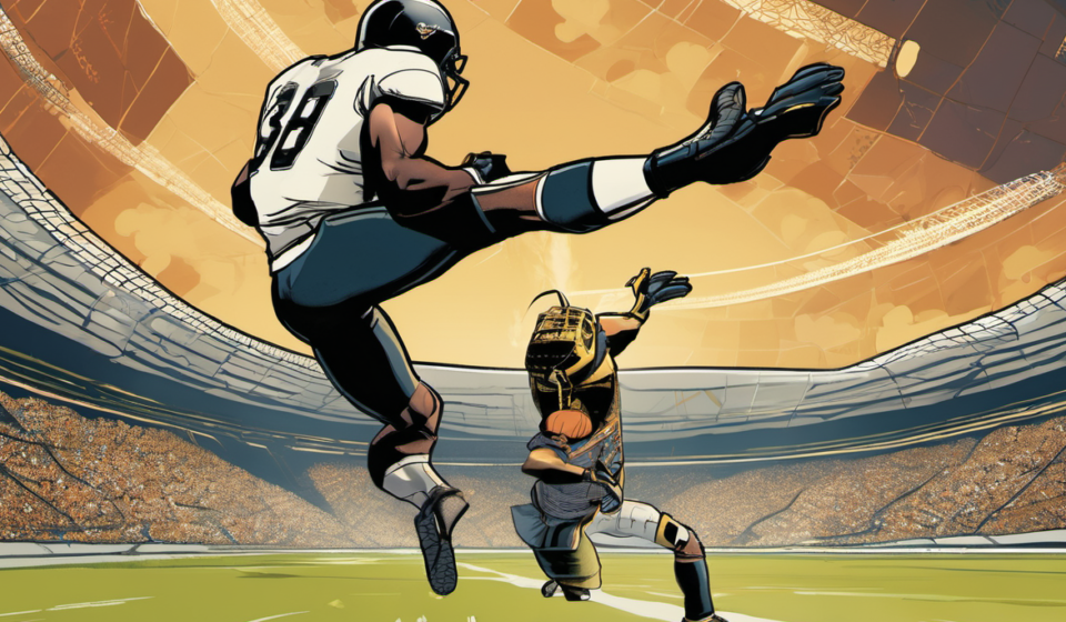 Mendoza Learns from Struggles in Raiders’ Preseason Clash with Texans — AI-generated editorial illustration
