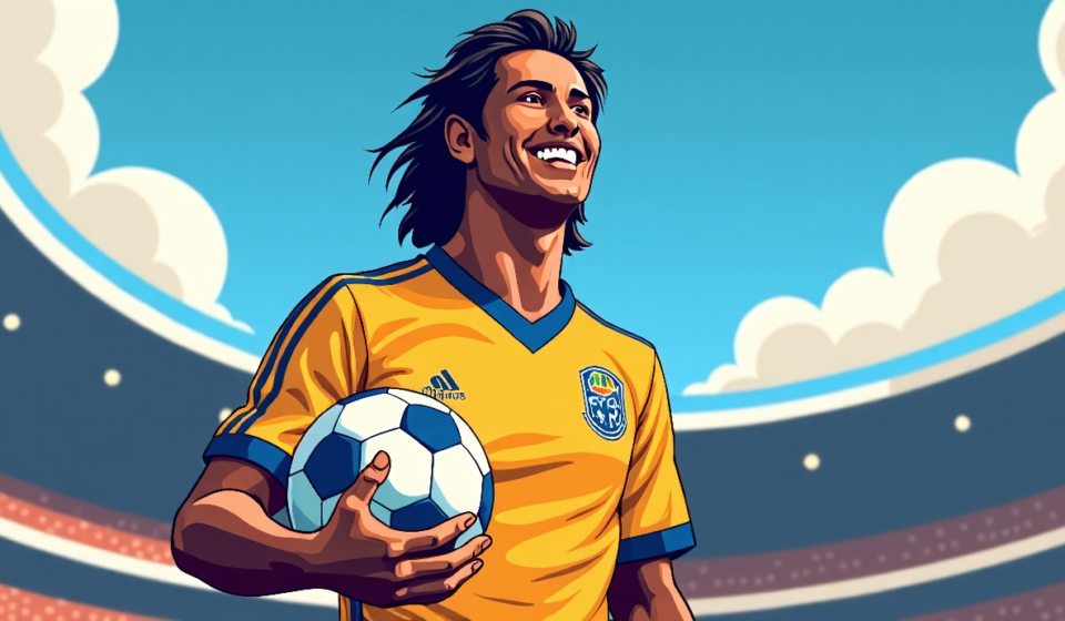 Ronaldinho Returns to Italy: 46-Year-Old Legend Signs with Ravenna — AI-generated editorial illustration