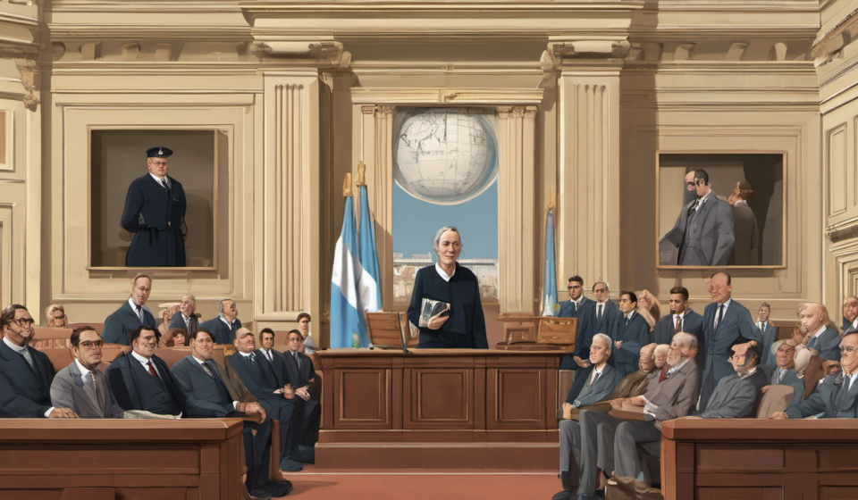 Nazi‑Looted Portrait Returned to Argentine Collector’s Heir — AI-generated editorial illustration