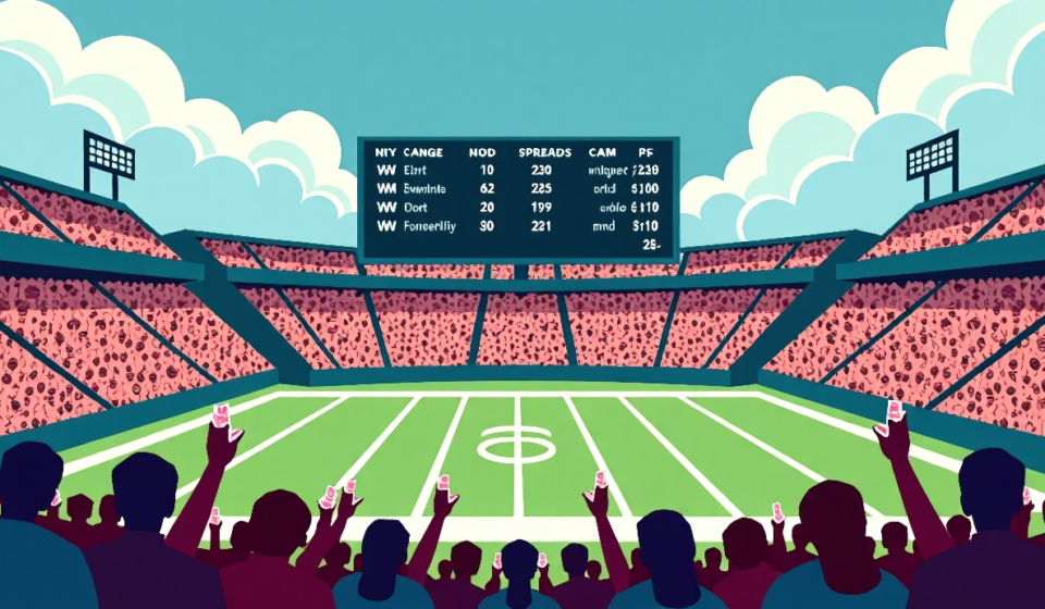 2026 College Football Odds: Spreads & Lines for the Season’s 20 Biggest Games — AI-generated editorial illustration