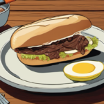Salt Hank’s French Dip Sandwich Dominates U.S. Open Crowd — AI-generated editorial illustration