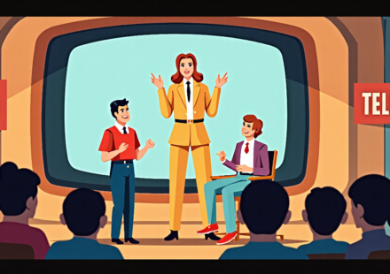 60 Years of the Jerry Lewis Muscular Dystrophy Telethon: A Legacy of Hope — AI-generated editorial illustration