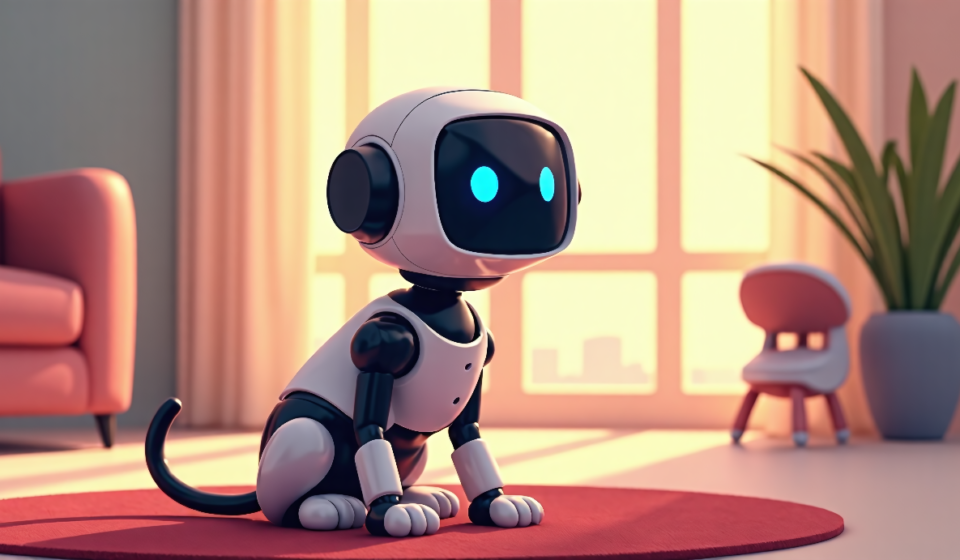 AI Robot Pet OlloNi SS1 Raises Privacy Questions — AI-generated editorial illustration