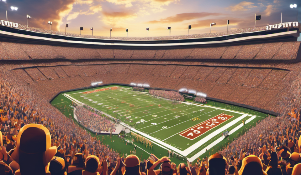 bet365’s FOX365 Bonus Unlocks $365 for New Users During College Football Week 1 — AI-generated editorial illustration