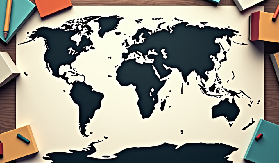 UN Approves Equal Earth Map, U.S. Votes Solely Against — AI-generated editorial illustration