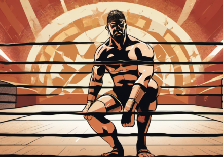 Adriana Rizzo Shares Emotional Take on WWE Release — AI-generated editorial illustration