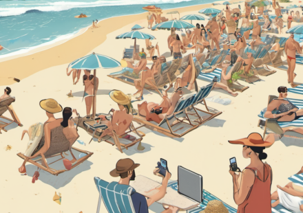 Influencers Face Backlash After Summer of Disappointing Trips — AI-generated editorial illustration