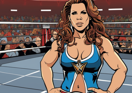 Mickie James Almost Walked Away From WWE—Here’s Why — AI-generated editorial illustration