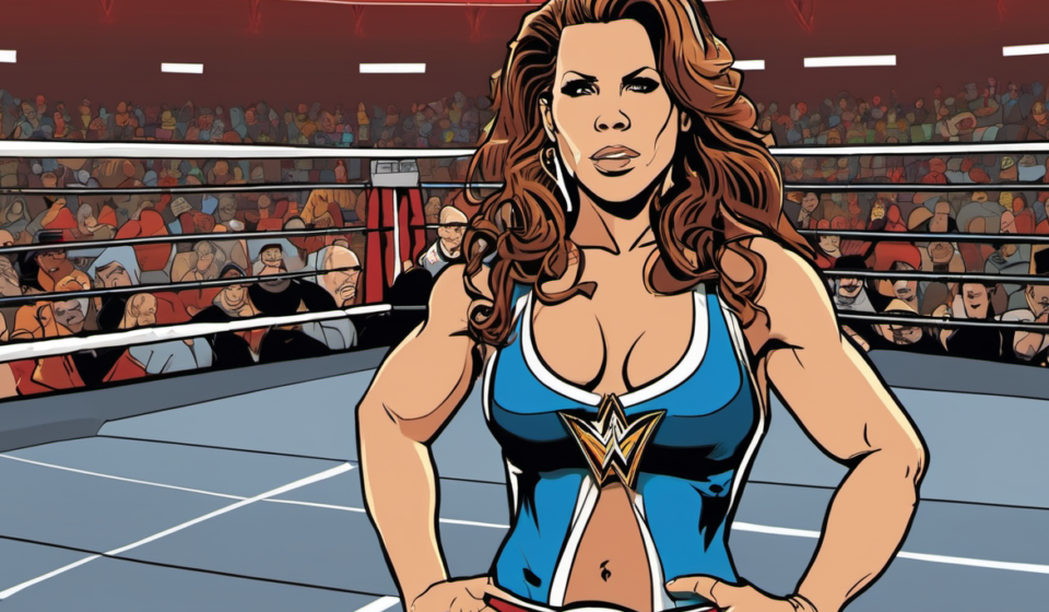 Mickie James Almost Walked Away From WWE—Here’s Why — AI-generated editorial illustration