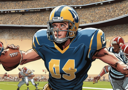 Targeting in College Football: Rule Changes and Their Impact — AI-generated editorial illustration