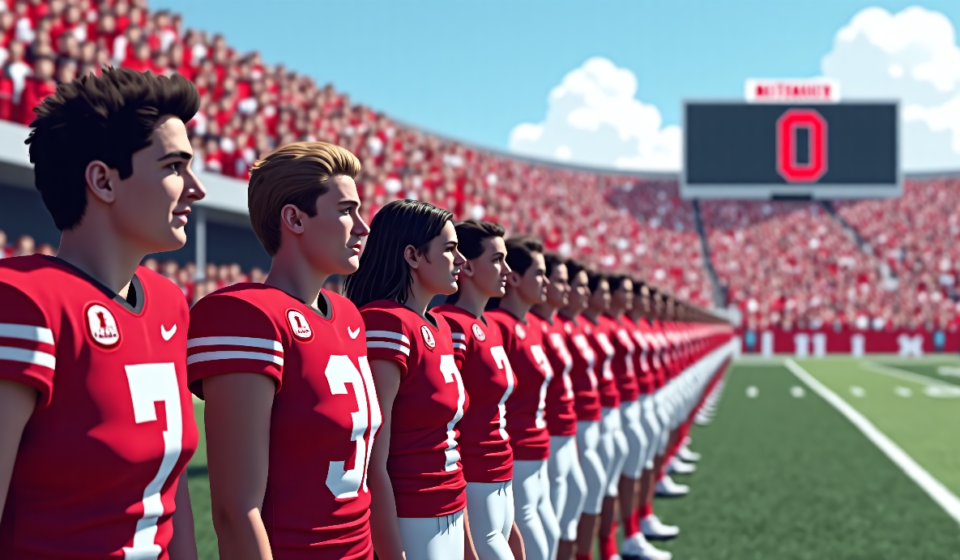 Ohio State’s Early Senior Day: Why the Buckeyes Celebrated Before Week 1 — AI-generated editorial illustration