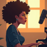 Cassandra Wilson: A Legacy of Jazz and Storytelling — AI-generated editorial illustration