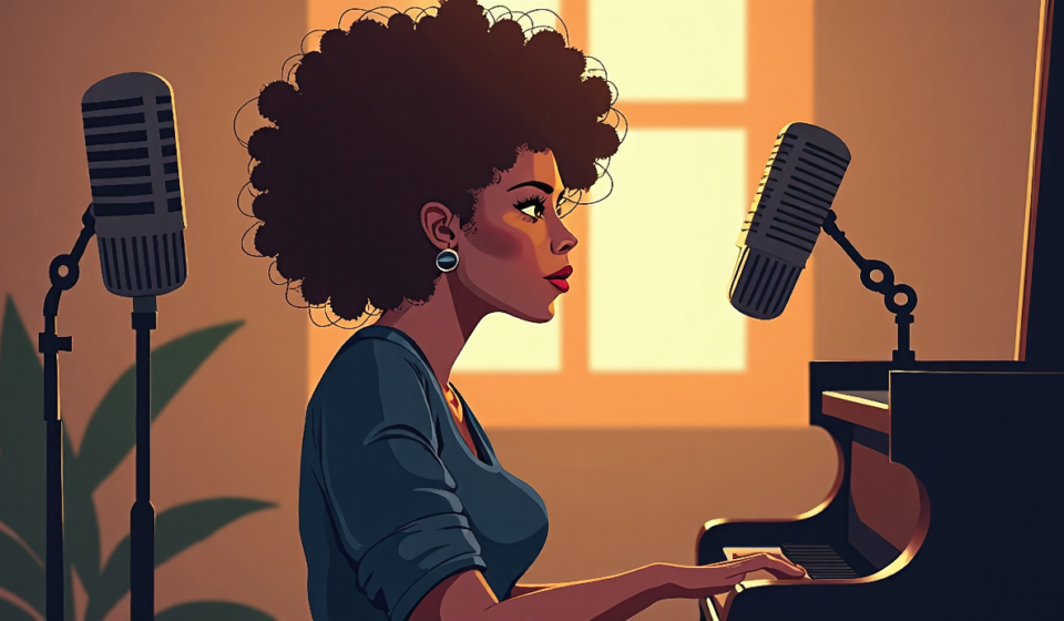 Cassandra Wilson: A Legacy of Jazz and Storytelling — AI-generated editorial illustration