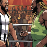 AEW Rumble: Veteran Star’s Long‑Standing Beef With Kofi Kingston Reignites — AI-generated editorial illustration