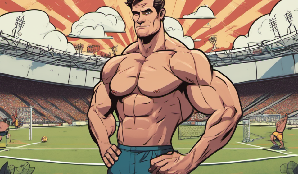 Hot Actor Revealed: Who’s Flaunting the Bulging Bicep on TikTok? — AI-generated editorial illustration