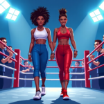 Claressa Shields Eyes Beyoncé’s Walk‑through Before Boxing Retirement — AI-generated editorial illustration