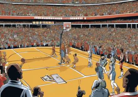 Enes Kanter Turns WNBA Ejection Into Profit With Signed Photos — AI-generated editorial illustration