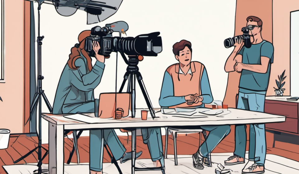 Dalton Memel & Ntsako Mathivha Keep Filming Amid Divorce — AI-generated editorial illustration