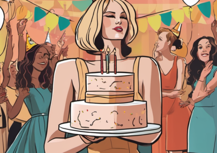 Lana Rhoades Turns 30 With Bold Birthday Photos — AI-generated editorial illustration