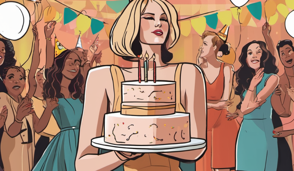 Lana Rhoades Turns 30 With Bold Birthday Photos — AI-generated editorial illustration