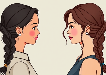 Rachel Zegler vs. Sami Sheen: Who Wins the Braids Battle? — AI-generated editorial illustration