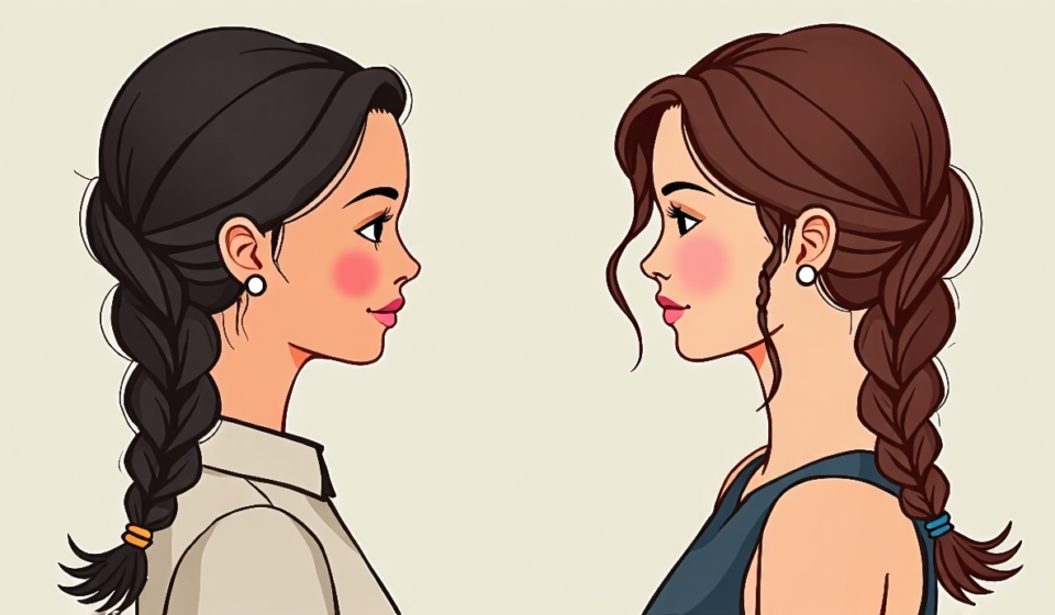 Rachel Zegler vs. Sami Sheen: Who Wins the Braids Battle? — AI-generated editorial illustration