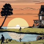 Travis Kelce Buys $5.3M Ohio Lakefront Mansion Before Taylor Swift Wedding — AI-generated editorial illustration