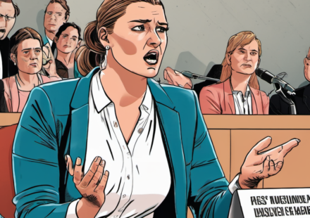 Sabalenka Fires Back at Reporter Over NYC Party Question — AI-generated editorial illustration